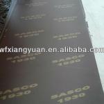 slotted construction plywood with logo for outdoor formwork XY-04