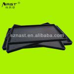 Small ABS Plastic Black Rectangular Tray for Guest Room N1004