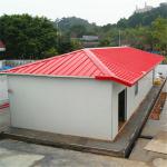 Small light steel EPS sandwich panel easy assemble slope roof modular design prefabricated house prices JY-K-02