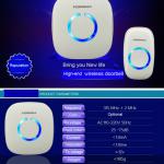 Smart Home and household automation wireless doorbell with CE FCC ROHS ISO9001 certificate C