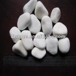 Snow White garden pebbles for sale cobble stone mat DL-Snow-White-garden-pebbles-for sale-cobble-stone