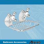 Soap dish rack with 2pcs simple suction cup BIC-0274A