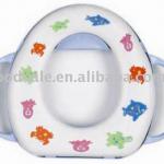 Soft pvc baby toilet seat and cover with handle Model-B