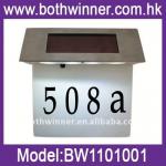 solar power led house numbers DP044 BW 1101001