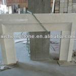 Spanish Crema marfil beige Marble Fireplace Mantel,Fireplace surround XC-Spanish Crema marfil beige Marble Fireplace Man