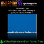 Sparkling silver Board with UV paint JJ-1006E+S