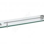 special design square glass shelf with rail HM-A152171-18