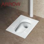 square one-piece ceramic squat pan asia toilet ALD507