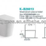 Square washdown piece toilet (K-B26013) K-B26013