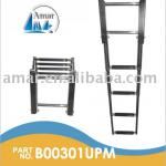 SS Under Platform Telescoping Ladder w/Tracking sliding Gudgeon/marine hardware B00301UPM  B00351UPM