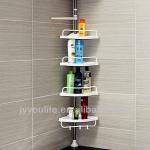 Stainless steel Adjustable bathroom metal shelf YLT-0068