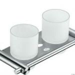 stainless steel bathroom double cup holder(vendor for VBH,HAFELE and ACE) BH032