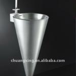 stainless steel cone shaped bathroom sinks KG-L401