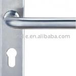 Stainless steel door handle with plate,lever handle with plate,economic door handle TB-300-C