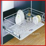 Stainless Steel Four Side Stover Dishe Dayer Basket With PlateWF-DSPTJ007V WF-DSPTJ07V