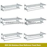 Stainless Steel Hotel Bathroom Towel Rack