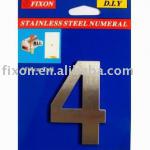 stainless steel number sign 1704