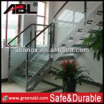 stainless steel staircase railings /interior staircase railing DD074