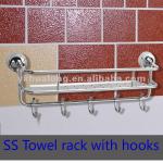 Stainless steel towel hooks/ towel rack with hook/wall-mounted towel hook HL9032