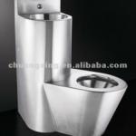 Stainless steel wc toilet water mark toilet bowl KG-T209P-R/L