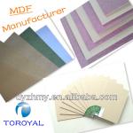 standard size of 4mm MDF Board for furniture 1220*2440*3mm mdf board