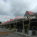 steel building construction for market hall