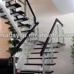 Steel Glass Wood Staircase (SS-02) SS-02