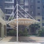 Steel Structure White Membrane Carport Tent MST-045