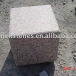 stone entrance gate cap with red color Srs-SGT008