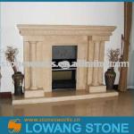 stone fireplace mantel fireplace