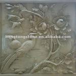 Stone Relief Of Birds And Flowers HT-H-FD005