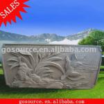 stone relief with flower carving GS-C176