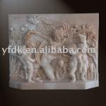 stone wall relief sculpture QY-CF-RE017