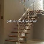 stright stairs/stainless steel stringer staircase/indoor stairs STS-066