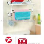 SUCTION TOWEL BAR SHELF FX-TV-C98