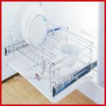 Superior Spring Back Wire Kitchen Four Side Multi-purpose Drawing Basket WF-KS9PTJ007V WF-KS9PTJ007V