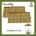 synthetic thatch roof/ gazebo STANDARD PP TILES