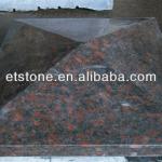 Tan Brown granite Stone Pier Cap for sales SST-PC 003