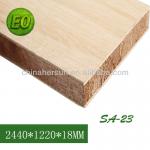 teak MDF faced melamine malacca\Falcate bare coreblock board SA-23