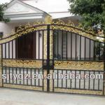 The Luxury main gate designs with wrought iron SJ-G2013033