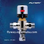 Thermostat, brass,ceramics valve,hot and cold water,automatic,dial gauge thermostat switch valve FW-6H12