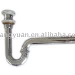 threaded brass tube P trap HY-6204