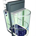 Three side glass panoramic elevator with CE&amp;Ghost XO-G006