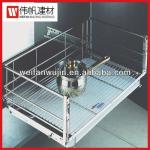 Three Side Metal Kitchen Cabinet Drawer Basket With Plate WF-N1094 WF-N1094