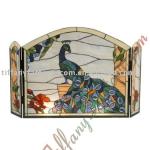 Tiffany Stained Glass Fireplace Screen-FST000051 FST000051