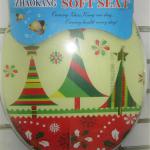 toilet lid, toilet seat cover, novelty printed toilet seat Christmas designs SD-29