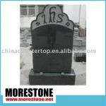 Top Polished Carving Headstone with Standard Base MS28-18