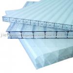 Triple-wall Polycarbonate Hollow Sheet for roof material X structure JFLH0232A