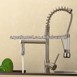 Two functions spring spray Nickel Brushed pull out kitchen faucet A-kitchen-4014N