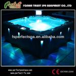 Two lounges 7 persons outdoor spa jacuzzi function Cleopatra jacuzzi function